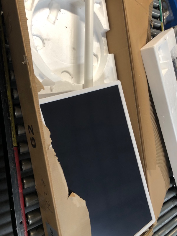 Photo 1 of ** for parts only, damaged pole wire does not power on ** KEFEYA 32-Inch Portable TV with Touch Screen | 6GB RAM + 128GB Storage | 1080P Full HD Portable Monitor with Built-in 8-Hour Battery | Android 13 OS | Rolling TV on Wheels | Remote Control