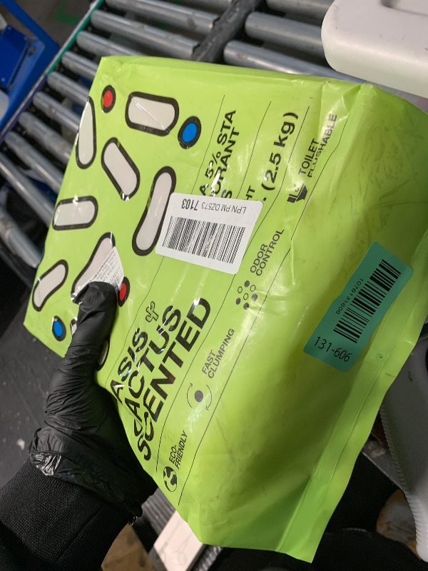 Photo 1 of 1 BAG* VETRESKA Tofu Cat Litter, Natural Strong Clumping Flushable Litter Pellets, Ultra Water Absorbent Deodorant Tofu Litter, Dust-Free Low Tracking Cat Litter, Cactus(5.5lb×4bags)