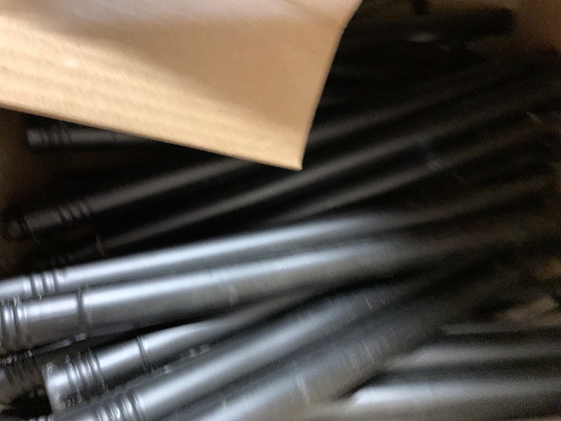 Photo 1 of ***HEAVILY USED UNKNOWN IF ANY MISSING PARTS***
LRYXEG String Light Poles for Outside 4 Pack, 10ft Metal Outdoor String Light Poles for Deck - Ideal for Patio, Garden, Yard, Front Porch Decorations, Black