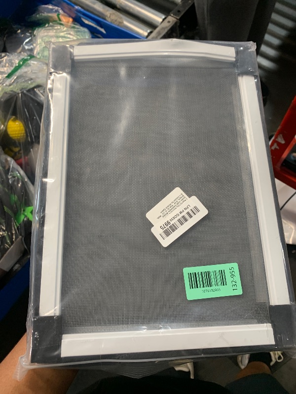 Photo 1 of [FOR SMALL WINDOWS ONLY] FLYZZZ Adjustable Screen , 2 Packs 10" H x Fits 14" to 24" W | Stop & Measure Before Buying | Perfect for Bathroom & Basement Windows