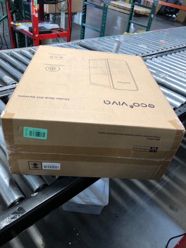 Photo 1 of ***FACTORY SEALED *** Ecoviva 600GPD Reverse Osmosis System, RO Under Sink Water Filter System, Tankless, Lower TDS, 2.5:1 Pure to Drain Ratio, LED Panel with Filter Monitor, Online Installation Guide, White