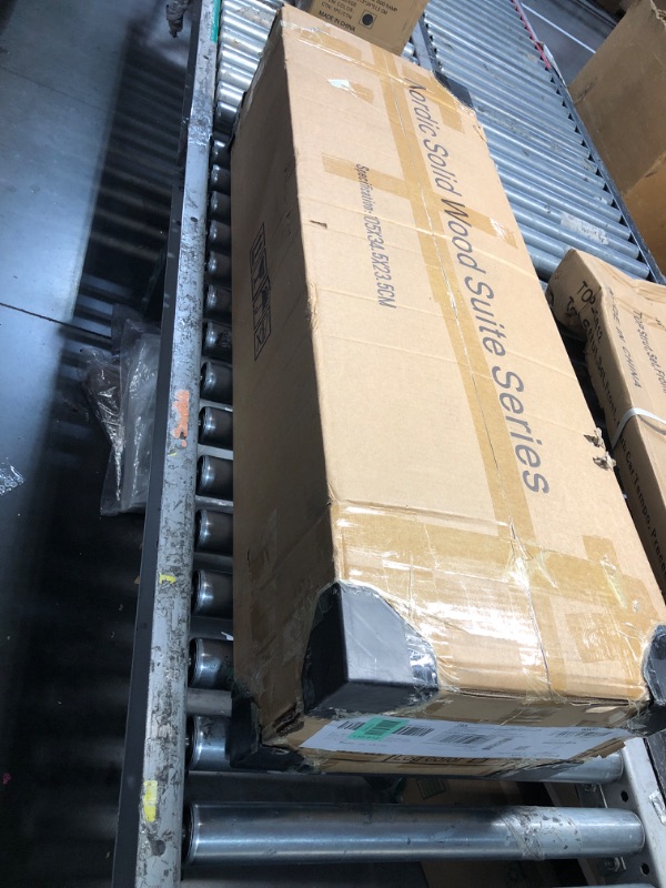 Photo 1 of ***FACTORY SEALED - OPENED FOR INSPECTION*** YuUniqex Wood Shoe Bench Entryway with Drawer: 3-Tiers Wooden Storage Shoe Rack with Bench Seat, Compact Mid-Century Modern Design for Entryway, Hallway,Closet,Front Door Entrance,Foyer Natural 39.3"