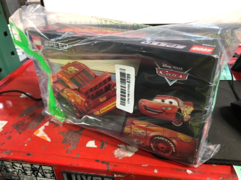View 2 of **FOR PARTS ONLY**LEGO Speed Champions Lightning McQueen Toy - Disney Pixar Cars Building Blocks for Kids, Boys & Girls, Ages 9+ - Pretend Play Race Car & Bedroom Shelf Display - 77255