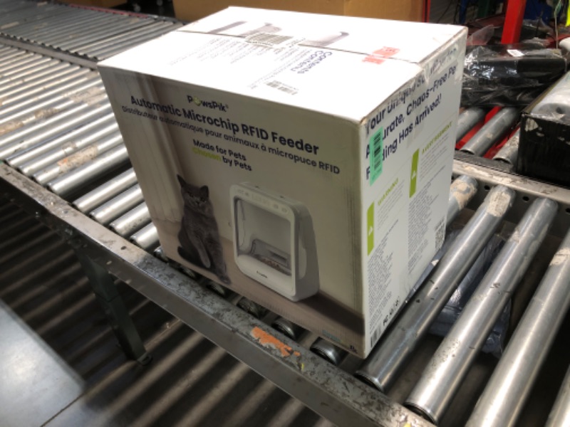 Photo 1 of ***MIGHT HAVE FUNCTIONALLITY ISSUES***
PawsPik Automatic Microchip RFID Cat Feeder,16-Cup, ISO Microchip & PawsPik RFID Tag Compatible, App Control, Portion Control