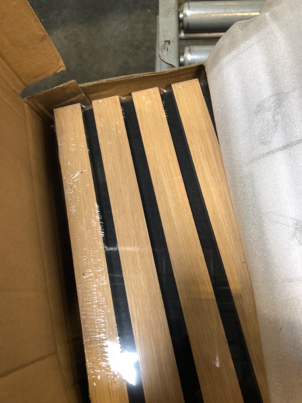 Photo 1 of ***LIGHT OAK*** 2-Pack Acoustic Wood Slat Panels - Soundproof Wall Paneling for Interior Decor