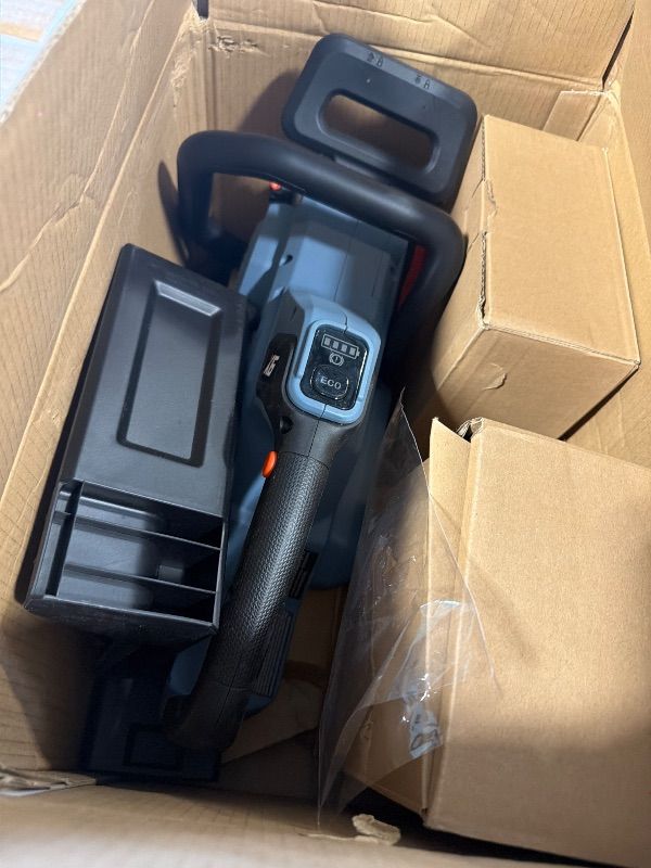 Photo 1 of ***** AS IS ALL SALES FINAL NO RETURNS****SENIX Chainsaw|60V 18" Battery Chainsaw|Brushless Electric Chainsaws|Cordless Chain Saw with 4Ah Battery & Charger|Garden Tool for Trees, Pruning, Branch Trimming, Best Gifts for Man, CSX6-M1