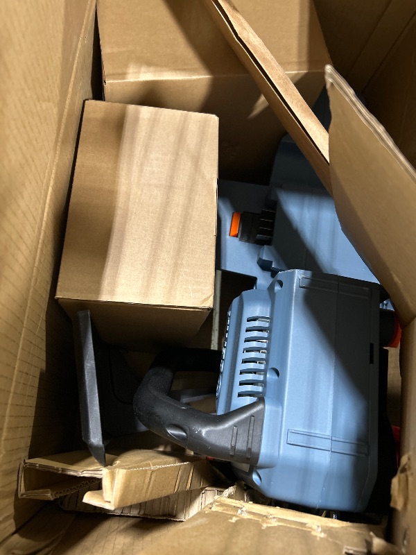 Photo 1 of ***** AS IS ALL SALES FINAL NO RETURNS****SENIX Chainsaw|60V 18" Battery Chainsaw|Brushless Electric Chainsaws|Cordless Chain Saw with 4Ah Battery & Charger|Garden Tool for Trees, Pruning, Branch Trimming, Best Gifts for Man, CSX6-M1
