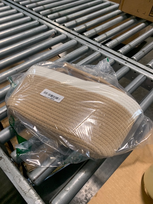 Photo 1 of *** STOCK PHOTO SIMILAR NOT EXACT ****WOVEN BASKET WHITE AND BROWN