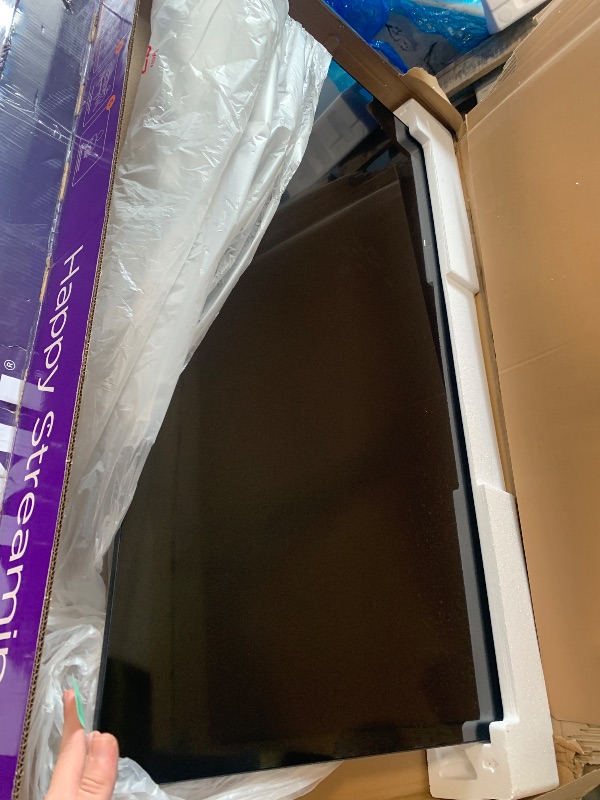 Photo 1 of *MAJOR DAMAGE*
Roku Smart TV – 55-Inch Select Series, 4K HDR TV – Roku TV with Enhanced Voice Remote – Flat Screen LED Television with Wi-Fi for Streaming Live Local News, Sports, Family Entertainment