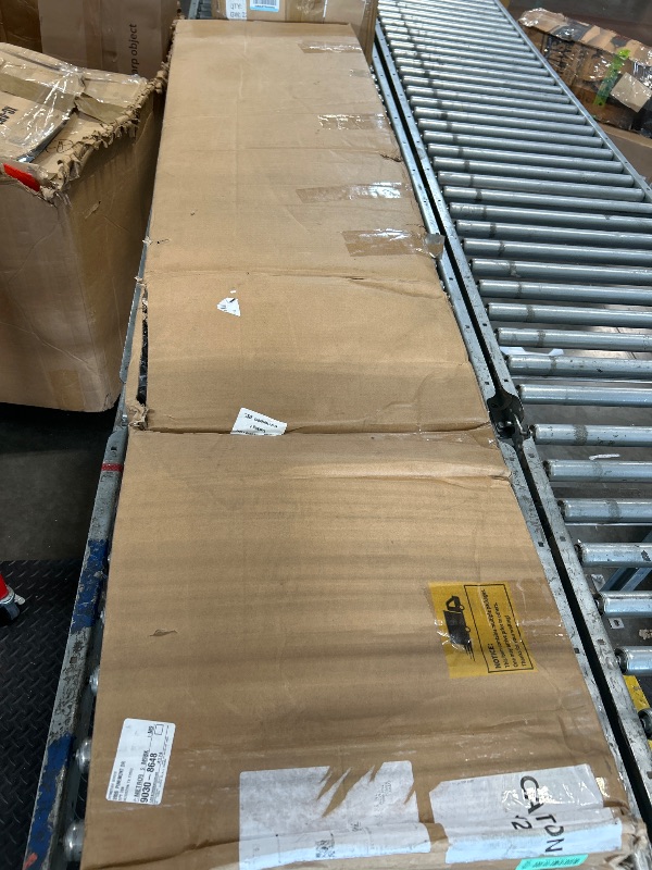 Photo 1 of ***** AS IS ALL SALES FINAL  NO RETURNS *****YITAHOME King Size Bed Frame with 4 Storage Drawers and RGB LED Lights, 57'' Tall Headboard Velvet Upholstered Bed with Charging Station, No Box Spring Needed, Easy Assembly, Noise-Free, Dark Grey
