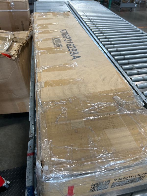 Photo 1 of **MISSING BOX UNKNOWN**Merax Full Size Velvet Fabric Upholstered Platform Bed with Storage Shelves, Built-in Desk, USB Charging Station & Twin Trundle, Space-Saving Bed Frame for Small Rooms, Beige