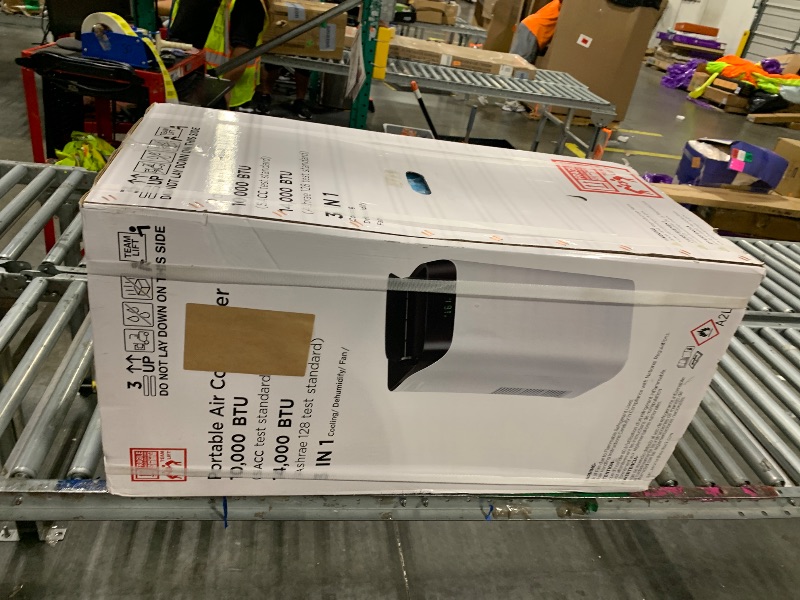 View 2 of ***UPDATED 5/29***14,000 BTU Portable Air Conditioner Cools Up to 700 Sq.Ft, 3-IN-1 Energy Efficient Portable AC Unit with Remote Control & Installation Kits for Large Room, Campervan, Office, Temporary Space