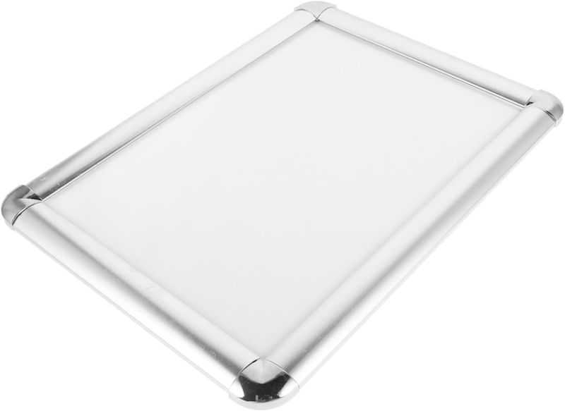 Photo 1 of ******SIMILAR***** BLACK COLOR****** STOBAZA Aluminum Alloy Snap Frame with Corner for Wall Mounting Household Poster Frame for Advertisements and Artwork Stylish and Lightweight Design Easy to Change Displays