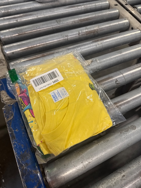 Photo 1 of *****YELLOW COLOR******* Baseball Banana Funny Splatter Sports Kids Teens T-Shirt SIZE XL
