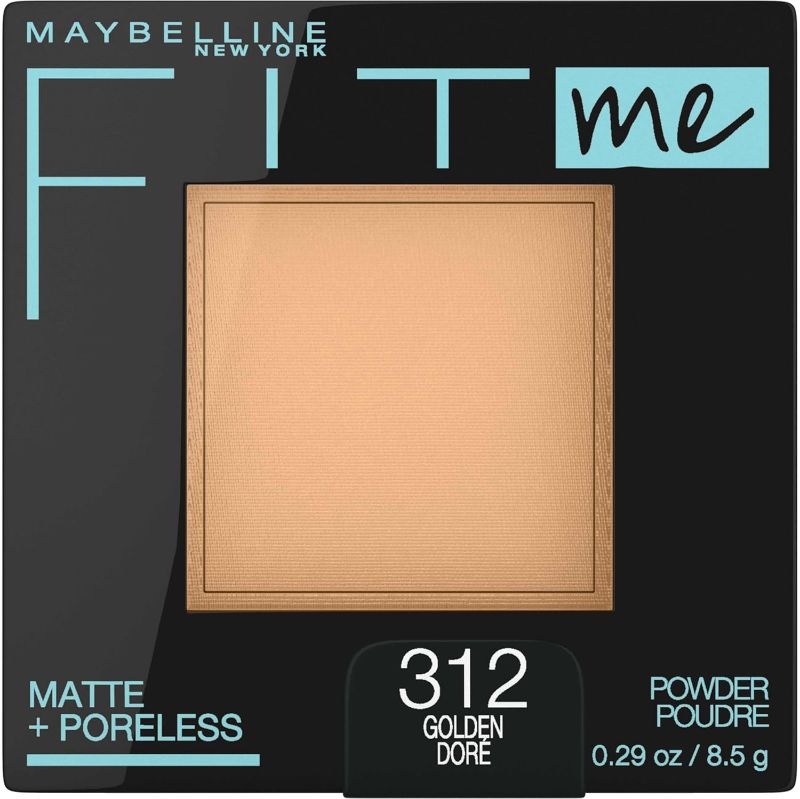 Photo 1 of 
Maybelline Fit Me Matte + Poreless Pressed Face Powder Makeup & Setting Powder, Golden, 1 Count