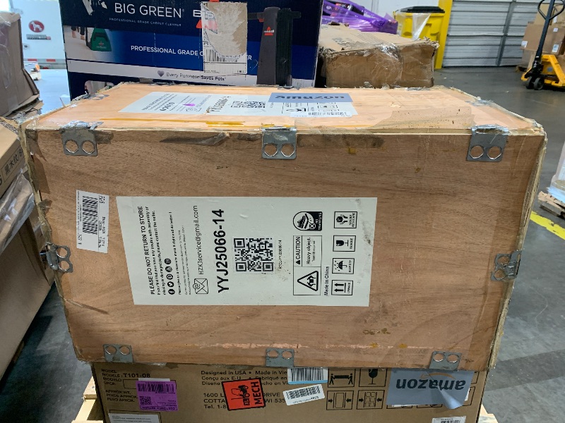Photo 1 of **NON-FUNCTIONAL**
Portable Air Compressor with 14 Gallon Steel Tank, 2 HP 4.52 CFM @ 90 PSI, 116 Max PSI Oil-Free Air Compressor for Garage, Home Use, Tire Inflation, Nail Gun, DIY Projects,110V