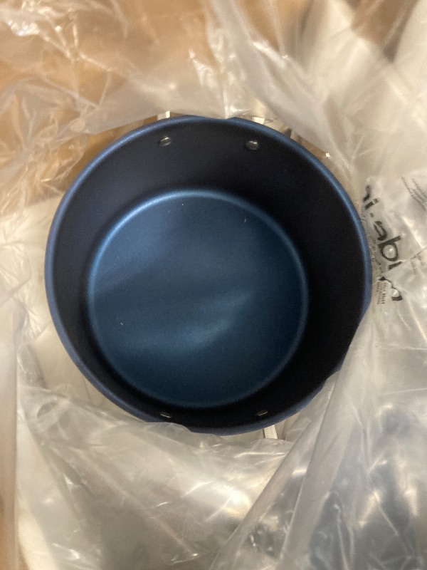 Photo 1 of ** ONLY 2 PCS*** Made In Cookware - 7 Piece ProCoat Non Stick Pot and Pan Set (Graphite) - 5 Ply Stainless Clad - Includes Stock Pot, Saute Pan, Saucepan, and Frying Pan - Professional Cookware - Crafted in Italy