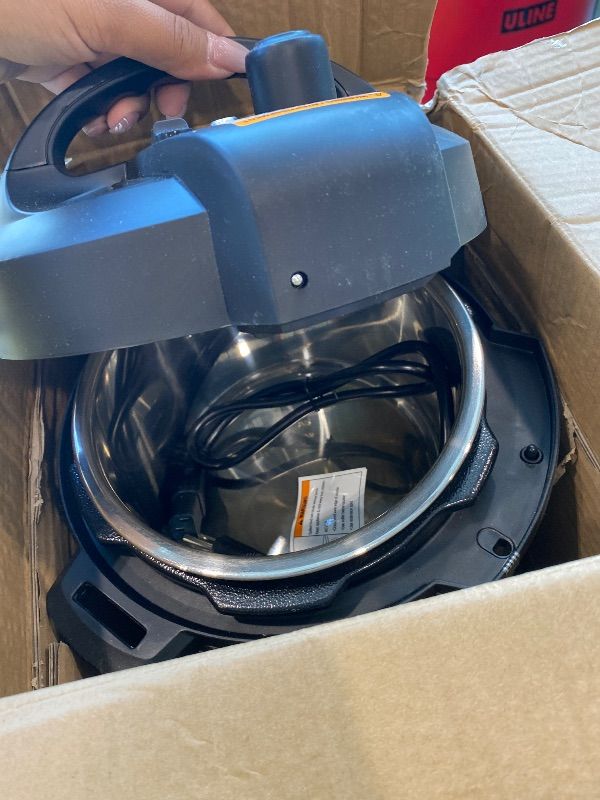Photo 1 of **UNTESTED**
Instant Pot Duo 7-in-1 Mini Electric Pressure Cooker, Slow Rice Cooker, Steamer, Sauté, Yogurt Maker, Warmer & Sterilizer, Includes Free App with over 1900 Recipes, Stainless Steel, 3 Quart