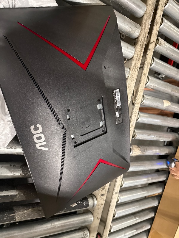 Photo 1 of ***FOR PARTS*** AOC C27G2Z 27" Curved Frameless Ultra-Fast Gaming Monitor, FHD 1080p, 0.5ms 240Hz, FreeSync, 2 x HDMI 2.0, 1 x Display Port, Height Adjustable, Xbox PS5 Switch Ready, 3-Year Zero-Bright-Dot