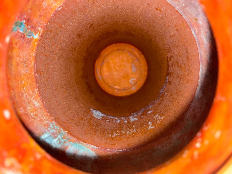 Photo 1 of [Water Stained, Check Live Photos and Wash] Copper Water Bottle - 34oz - Handcrafted Ayurvedic 100% Pure Copper Water Bottle for Drinking |Men & Women| Leak-Proof Lid BPA Free Non-Insulated & Eco Friendly with Premium Quality for Sport & Travel