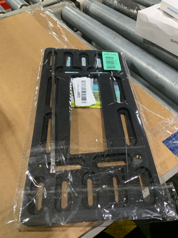 Photo 1 of ** SOLD AS IS, NO REFUND/RETURN** SEE COMMENTS!
BGGTMO Front License Plate Bracket Holder - Front Bumper License Plate Mounting Kit, 2 Drill Holes Universal Car Tag Adapter with Anti Theft Stainless Steel Screw Bolt Caps