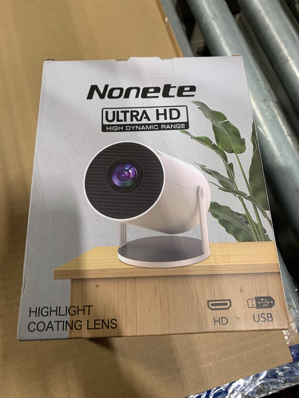 Photo 1 of ?Projector 2026 Upgraded?Mini Projector with WiFi 6 and Bluetooth 5.2 Support 4K 1080P Auto Keystone 270° Rotatable Projector Portable Compatibile with HDMI/TV Stick/Memory Stick/Laptop-Black