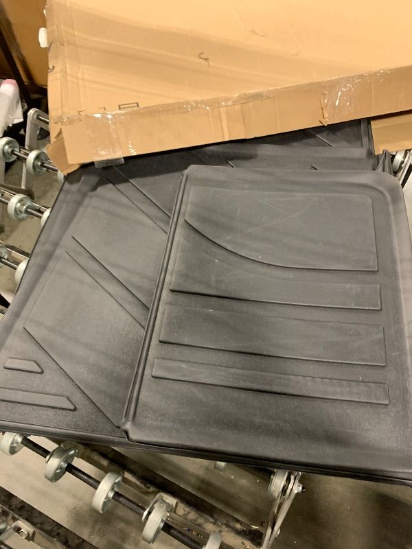 Photo 1 of **MISSING PARTS**
JOULARISE Cargo Mat with Backrest Mat 2-in-1 for 2024 2025 2026 Toyota Grand Highlander Car Mat Accessories, TPE All Weather Cargo Liner Trunk Mat(Grand Highlander-2 in 1 Trunk Mat)