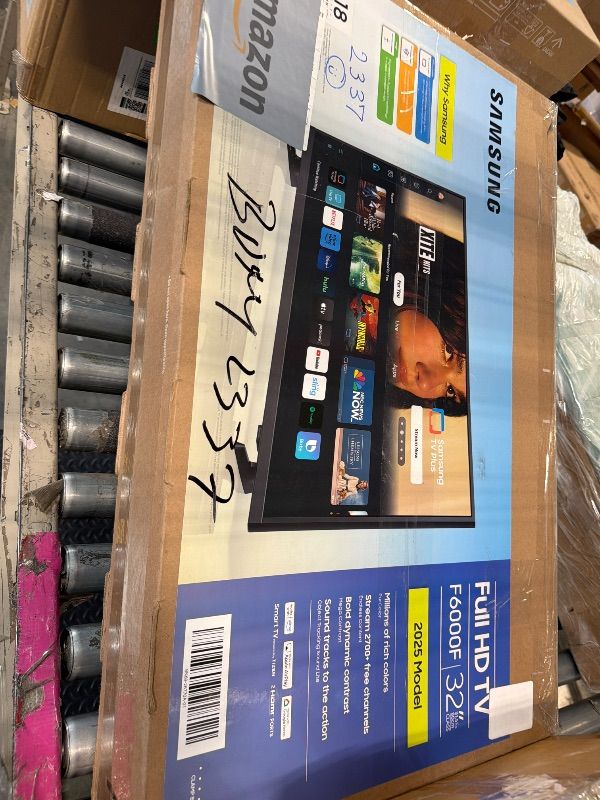 Photo 1 of ** SOLD AS IS NO REFUND/RETURN** SEE COMMENTS  SAMSUNG 32-Inch Class Full HD F6000 Smart TV (2025 Model) HDR, Object Tracking Sound Lite, Knox Security, One UI Tizen, Smart TV