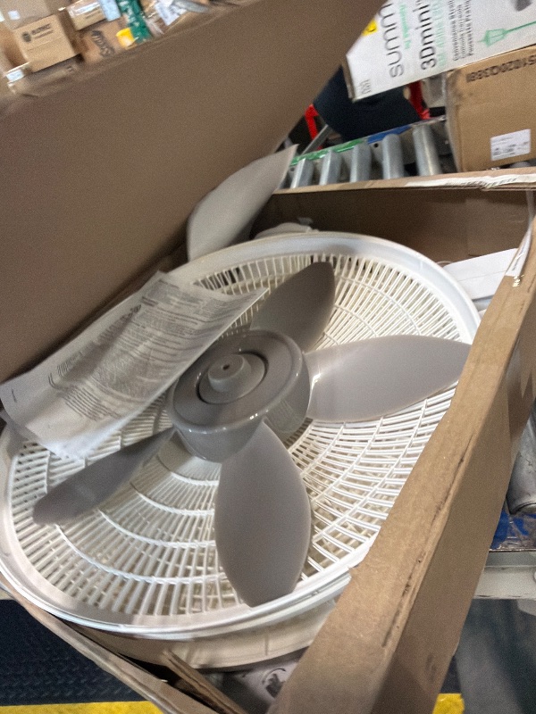 Photo 1 of **UNTESTED**
Lasko Oscillating Cyclone Pedestal Fan, Adjustable Height, Timer, Remote Control, 3 Speeds, for Bedroom, Living Room, Home Office, 18", Black, 1843