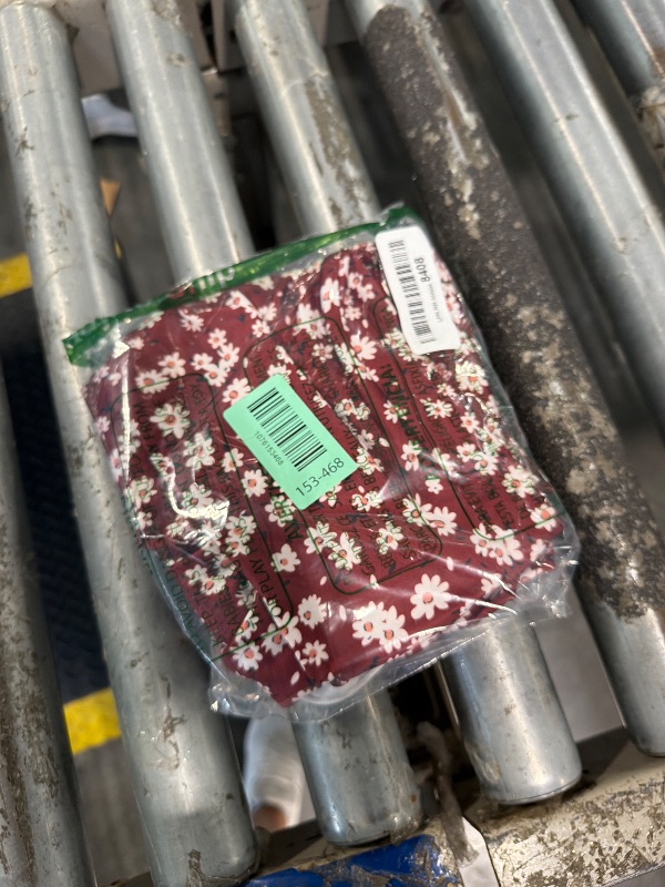 Photo 1 of ** SOLD AS IS, NO REFUND/RETURN** SEE COMMENTS!
 Floerns Women's Floral High Waist Mini Skorts Vacation Ruffle Hem Layered Skirt Shorts Burgundy Medium