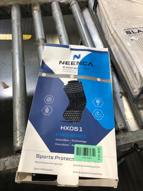 Photo 1 of  NEENCA Knee Braces for Knee Pain Relief, Compression Knee Sleeves with Patella Gel Pad & Side Stabilizers, Knee Support for Weightlifting, Running, Workout, Arthritis, Meniscus Tear, Men Women. ACE-53
