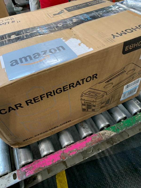 Photo 1 of ****SOLD FOR PARTS **** *** NON FUNCTIONAL **** EUHOMY 12 Volt Refrigerator, 11 Quart (10L) Compressor Electric Cooler APP Control, Car Fridge 12/24V DC & 100-240V AC, Car refrigerator -4?~68?, Portable Freezer for RV, Camping, Travel