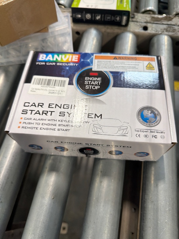 Photo 1 of ? Car Keyless Entry System + ? Remote Engine Starter + ? Push to Start Stop Iginition Kit Button (connect to car horn)