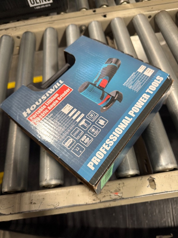 Photo 1 of *MISSING PARTS*
Housiwill Mini Angle Grinder Tool, 19500RPM Cordless Angle Grinder, Cordless Electric Power Angle Grinder Tool with 2pcs Batteries, 76mm Grinder Handheld Cutter for Metal Wood Grinding and Cutting