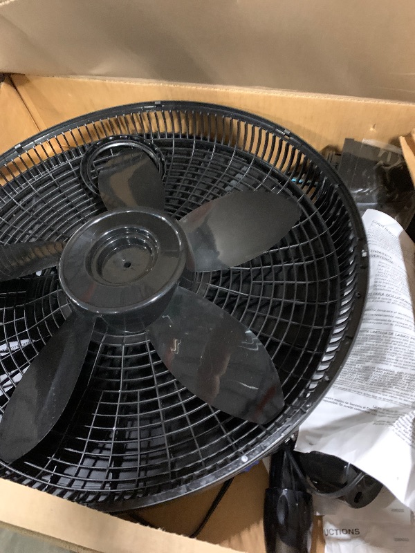 Photo 1 of ** MISSING PARTS**
Lasko 18 in. Cyclone Pedestal Fan with Remote Control, Black