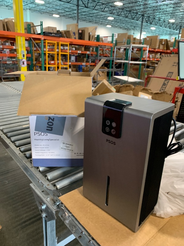 Photo 1 of ** SOLD AS IS, NO REFUND/RETURN** SEE COMMENTS!
Dehumidifier, Dehumidifiers for Home, 98 OZ Water Tank, (1000 sq.ft) Quiet Dehumidifier for Basement Bathroom Bedroom with Humidity Display, Auto Shut Off, Relaxing 7 Color Ambient Light(DarkGray)