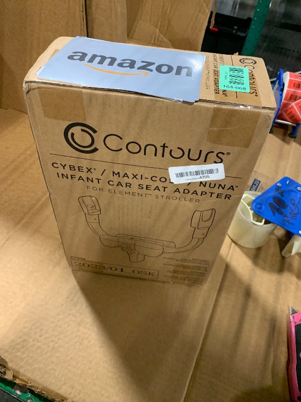 Photo 1 of **Factory Sealed****   Contours Infant Car Seat Adapter Accessory, Exclusive Compatibility with Element Baby Stroller, Fits Select Cybex, Maxi-COSI and Nuna Models, Check Compatibility Prior to Purchase, Black