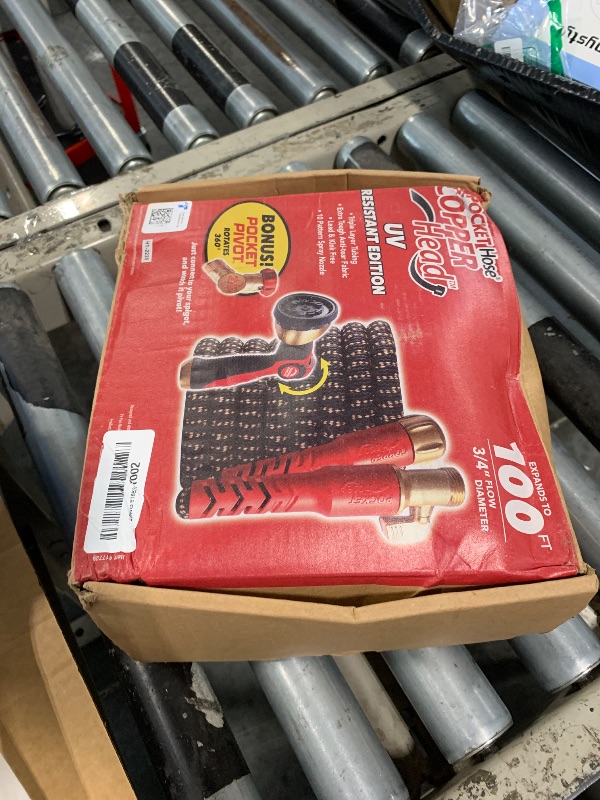 View 2 of ****VERY USED****Pocket Hose Ballistic 50 FT Expandable Garden Hose w/Pocket Pivot Swivel Connector, Anti-Burst Sleeve Reinforced with Bulletproof Fiber, Lightweight, No-Kink, Compact, UV-Protected, AS SEEN ON TV