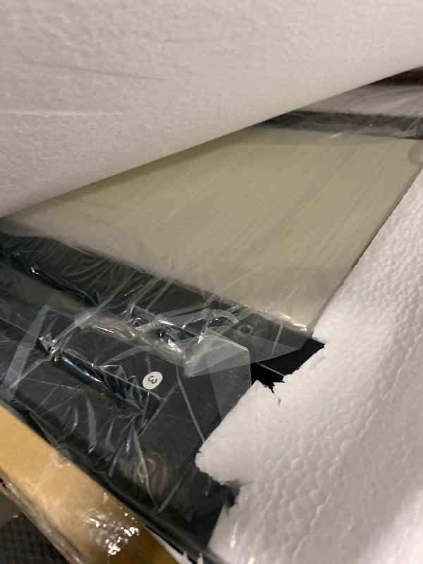 Photo 1 of *PARTIAL SET*
DWVO King Size Bed Frame with Bookcase Headboard and 4 Storage Drawers, RGB LED Bed Frame with Type-C & USB Charging Station Storage Headboard Bed, No Box Spring Needed, Noise Free, Antique White