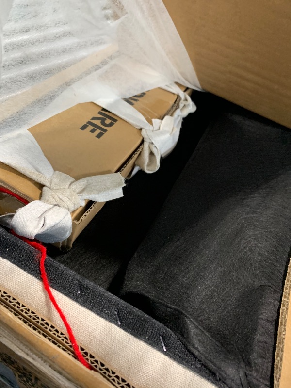 Photo 1 of ** sold as is no refund/return**Christopher Knight Home Lanet Linen Upholstered King Size Bed Frame with Headboard, Modern King Bed Frame and Headboard, Wooden Slats Support, Easy Assembly, No Box Spring Needed, Beige