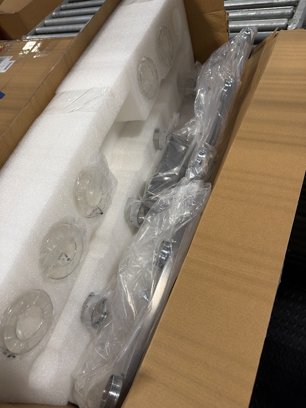 Photo 1 of **UNTESTED**
SADENICEL 5 Light Bathroom Light Fixtures, Brushed Nickel Vanity Lights Crystal Dimmable LED White/Neutral/Warm Bathroom Lights Over Mirror for Bathroom, Bedroom,Living Room (5 Light)
