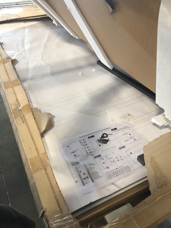 Photo 1 of ***AFMAT 48X72 INCHES MAGNETIC GLASS WHITEBOARD (CLEAR)***