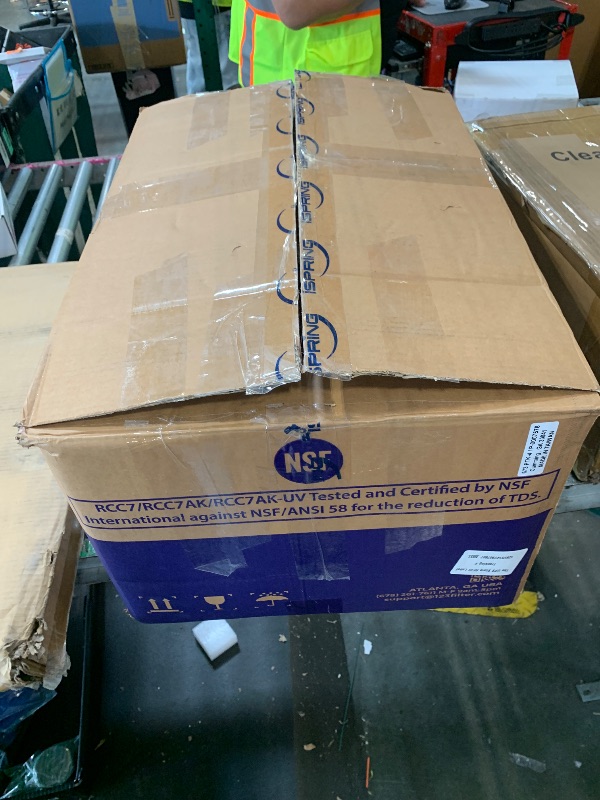 Photo 1 of ** sold as is no refund/return**
iSpring RCC7AK, NSF Certified, 75 GPD, Alkaline 6-Stage Reverse Osmosis System, pH+ Remineralization RO Water Filter System Under Sink, Patented Top-Mounted Faucet Design for Easy Installation