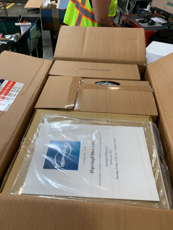Photo 1 of ** sold as is no refund/return**
iSpring RCC7AK, NSF Certified, 75 GPD, Alkaline 6-Stage Reverse Osmosis System, pH+ Remineralization RO Water Filter System Under Sink, Patented Top-Mounted Faucet Design for Easy Installation
