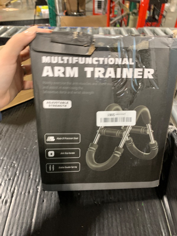 Photo 1 of **DIRTY/USED**
Twister Arm Trainer, Adjustable Chest Workout Equipment for Men & Women, Home Gym Strength Trainer, Muscle Builder & Strength Training for Arms, Chest (Blue, 20-60lb)
