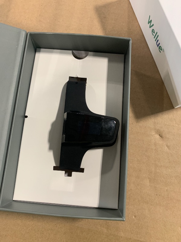 Photo 1 of **UNTESTED**
Wellue Wrist Pulse Oximeter with Audio Reminder| Bluetooth Blood Oxygen Monitor Rechargeable for Continuous SPO2 Tracking with 72 Hours Battery Life, Free APP & PC Reports, Style 2