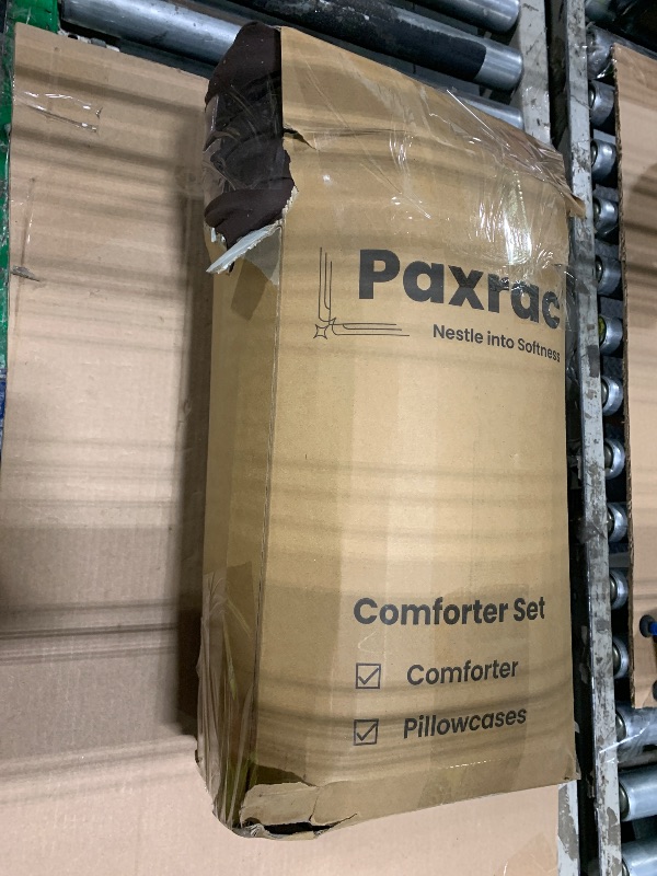 Photo 1 of *** DAMAGE TO THE BOX *** Paxrac Earthy Brown Comforter King Size, Neutral 3 Pieces Comforter Set, Lightweight Solid Bedding Set, All Seasons Soft Fluffy King Comforter Set (104x90In Comforter & 2 Pillowcases)