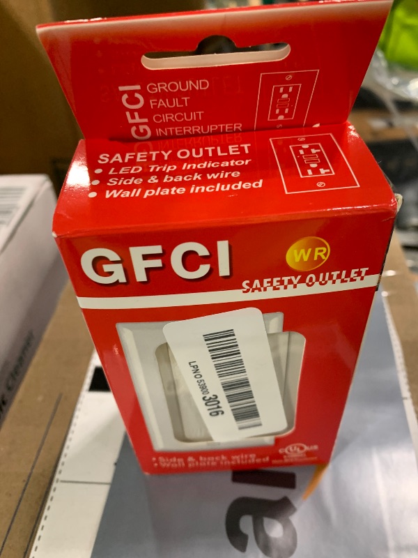 Photo 1 of (15 AMP-1 Pack)LOONAVA GFCI Outlet WR White – Tamper Resistant, Weather Resistant GFI Receptacle with Self-Test, LED Indicator,UL Listed, Easy Install – Ground Fault Outlet for Outdoor Use & Bathroom