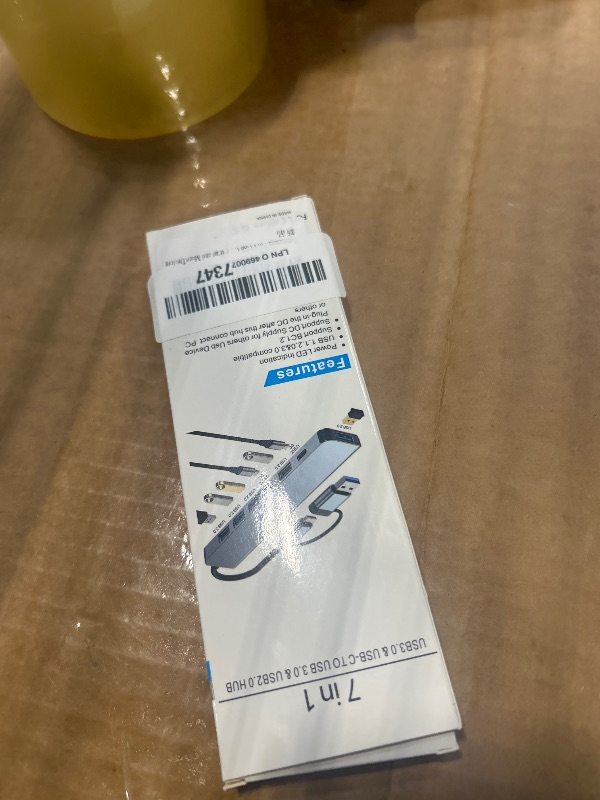 Photo 1 of ?Upgrade? USB C/USB Hub, BERLAT Aluminum 7 in 1 USB C & USB Hub with USB 3.0, USB 2.0 Ports for PC/Laptops/MacBook Pro/Air/iMac/iPad and More Devices