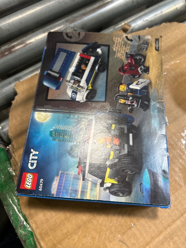 Photo 1 of ** opened**
LEGO City Police Prisoner Transport Van - Police Toy for Kids, Boys & Girls Ages 6+ - Emergency Vehicle & Motorcycle Building Kit - Officer and 2 Crook Minifigures - Gift Idea for Birthdays - 60479